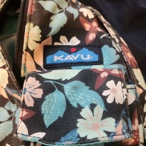Floral kavu rope sling bag